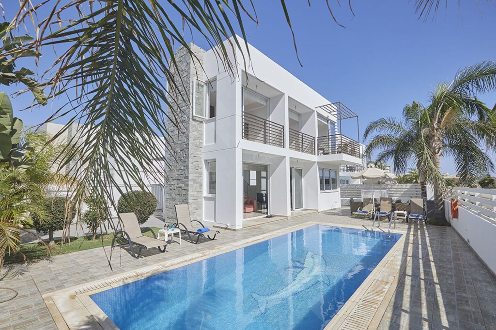 Modern Villa Steps from Fig Tree Bay, Protaras IVRPE17